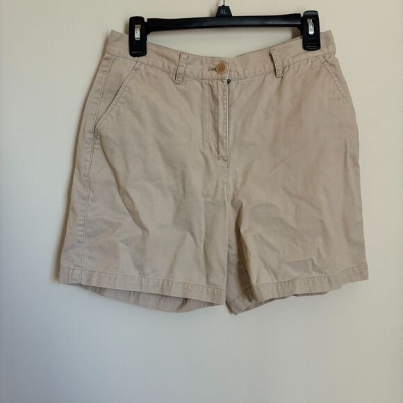 Lauren Ralph Lauren Pants - Lauren Jeans Co Ralph Lauren Beige Chino Shorts Womens Size 6P 100% Cotton